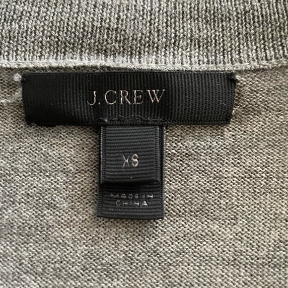 J Crew 100% Merino Wool Lightweight Cardigan bird embroidery size women’s XS - Picture 4 of 5